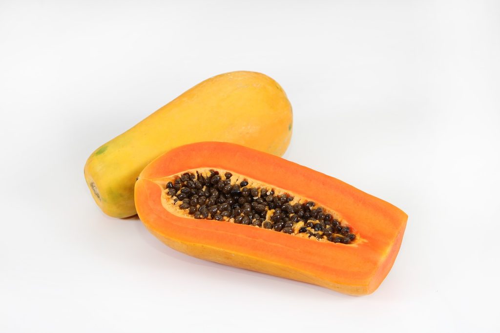 Papaya lemon tangerines help to lose weight